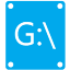 Drive G Icon 64x64 png